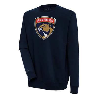 Men's Antigua Navy Florida Panthers Victory Pullover Sweatshirt