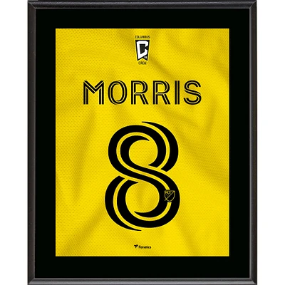 Aidan Morris Columbus Crew 10.5" x 13" Gold Standard Jersey Style Number 8 Sublimated Plaque