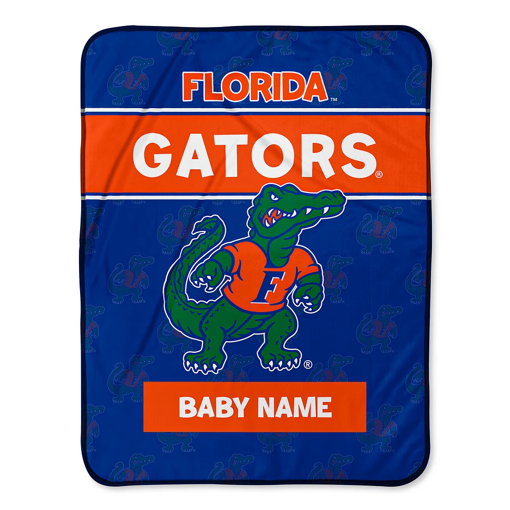 Chad & Jake Florida Gators 30" x 40" Personalized Baby Blanket