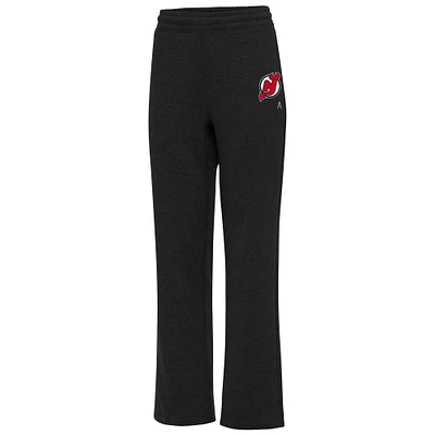 Women's Antigua Black New Jersey Devils Victory Sweatpants