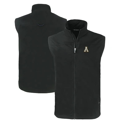 Men's Cutter & Buck Appalachian State Mountaineers Big Tall Charter Eco Full-Zip Vest