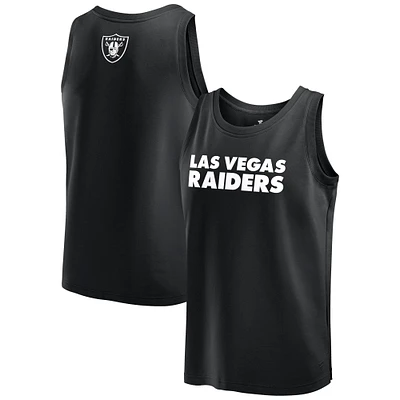 Men's Fanatics Black Las Vegas Raiders Elements Tank Top