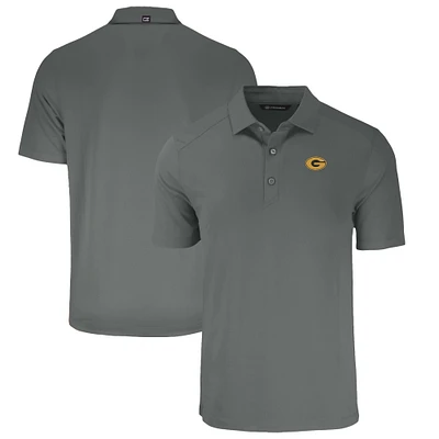 Men's Cutter & Buck Gray Grambling Tigers Big & Tall Forge Eco Stretch Recycled Polo