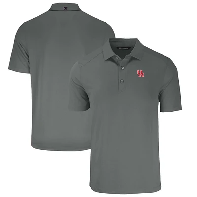 Men's Cutter & Buck Gray Houston Cougars Big Tall Forge Eco Stretch Recycled Polo
