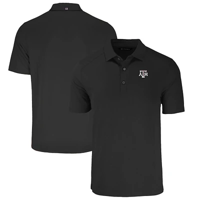 Men's Cutter & Buck Black Texas A&M Aggies Big Tall Forge Eco Stretch Recycled Polo