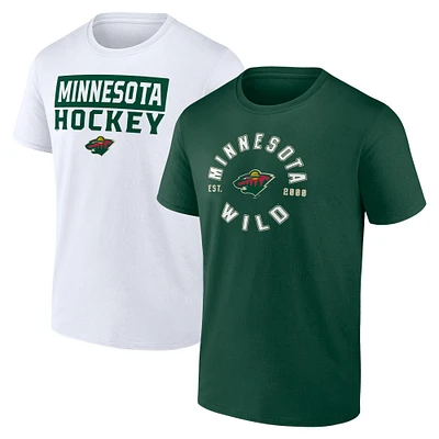 Men's Fanatics Minnesota Wild Serve T-Shirt Combo Pack