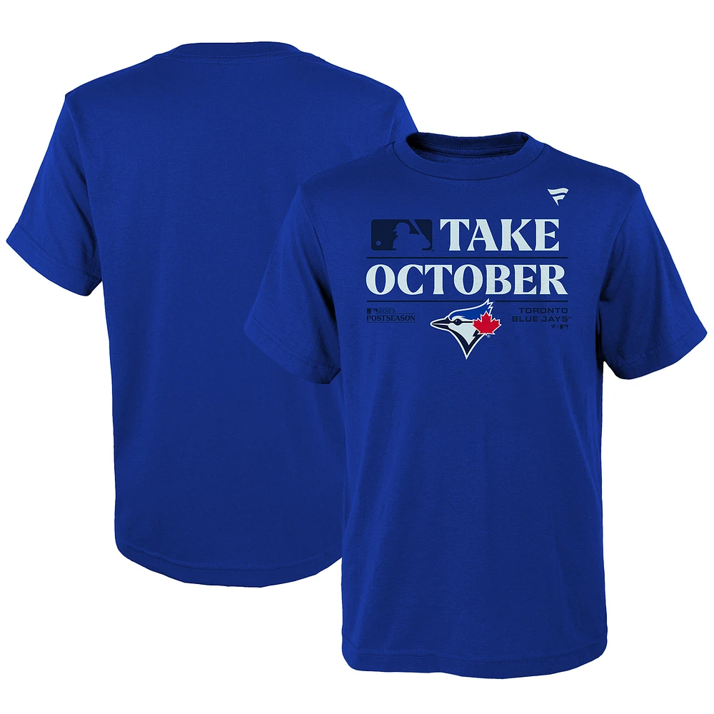 Youth Fanatics Royal Toronto Blue Jays 2023 Postseason Locker Room T-Shirt
