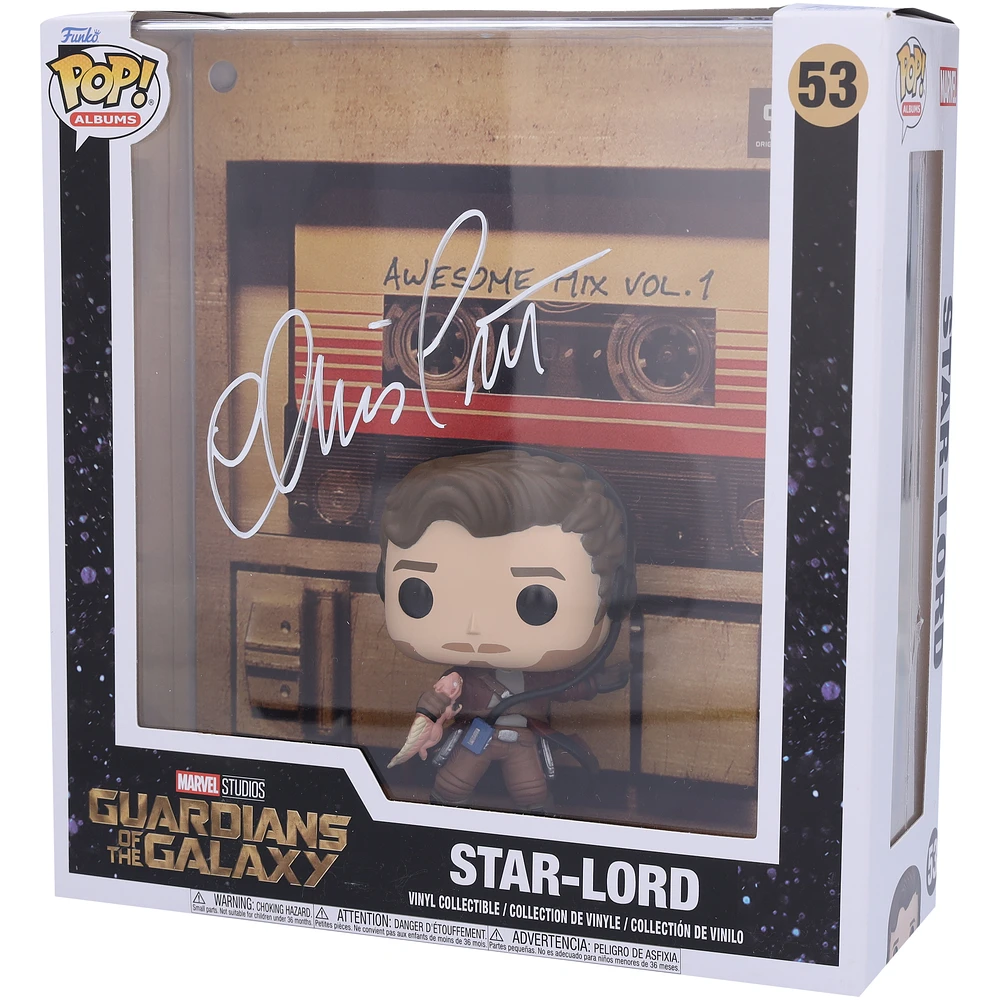 Chris Pratt Guardians of the Galaxy Volume 1 Autographed #53 Funko Pop! Album