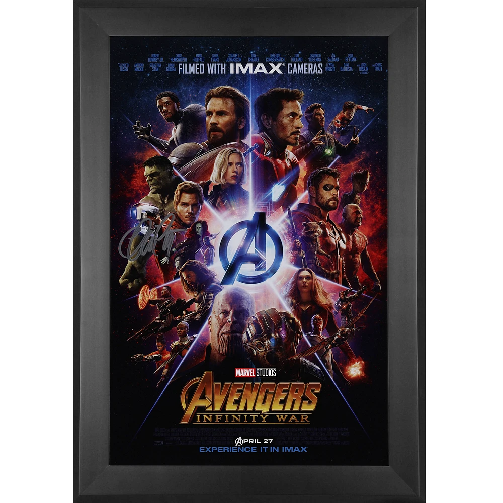 Chris Pratt Avengers Infinity War Autographed Framed 11" x 17" Movie Poster