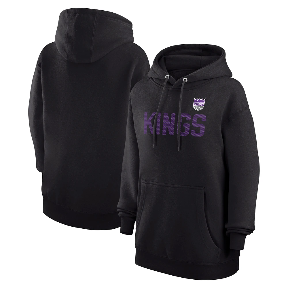 Women's G-III 4Her by Carl Banks Sacramento Kings Dot Print Pullover Hoodie