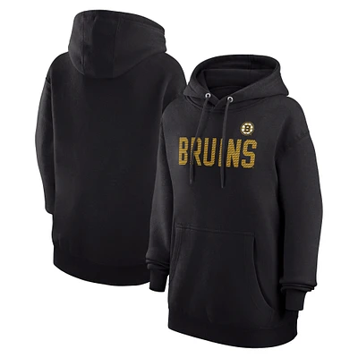 Women's G-III 4Her by Carl Banks Boston Bruins Dot Print Pullover Hoodie