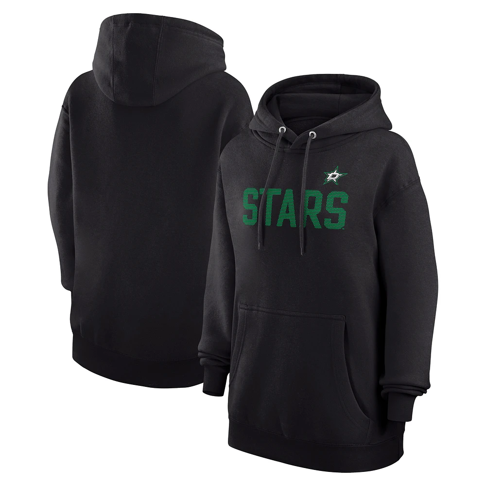 Women's G-III 4Her by Carl Banks Dallas Stars Dot Print Pullover Hoodie