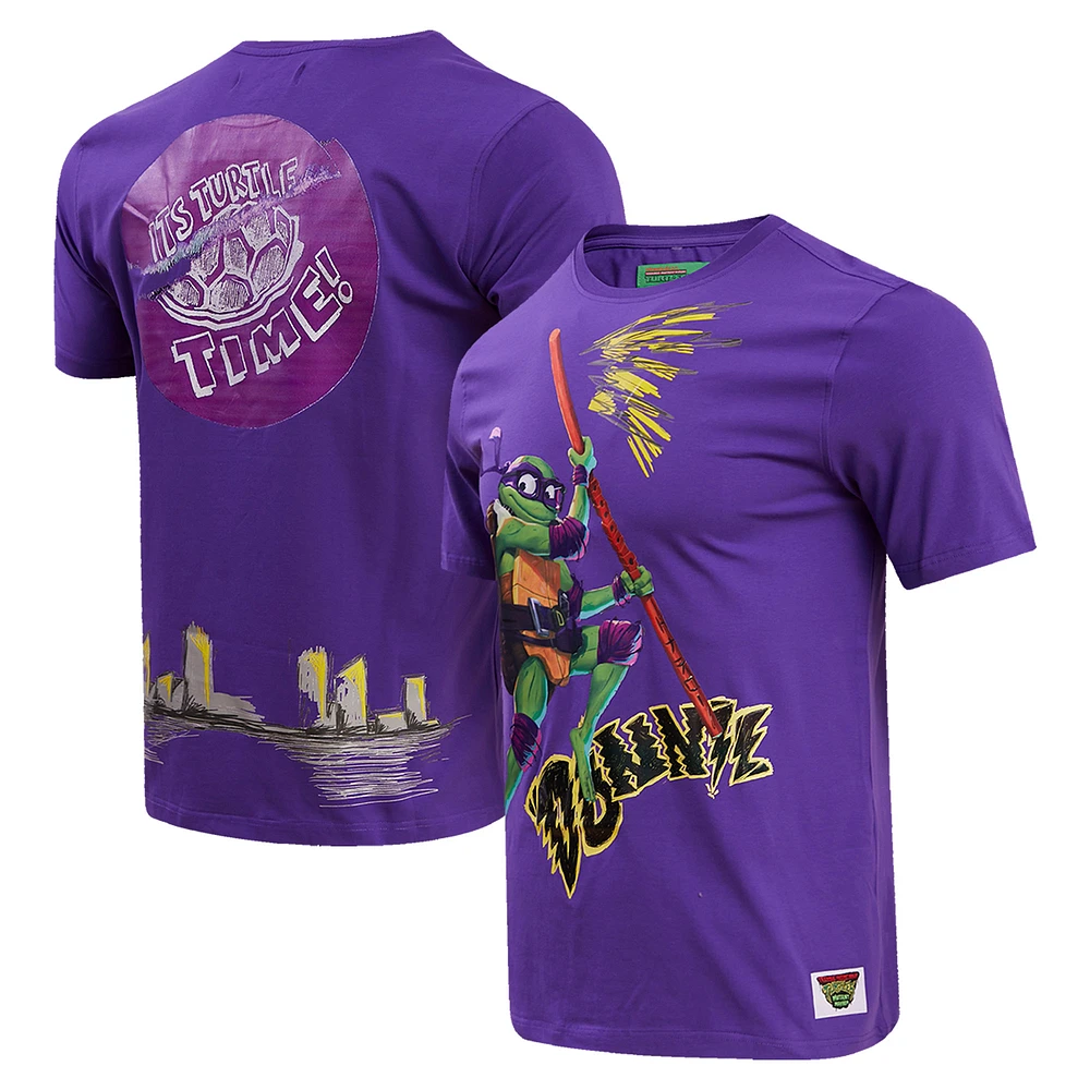 Unisex Freeze Max Purple Teenage Mutant Ninja Turtles Donnie Defender Graphic T-Shirt