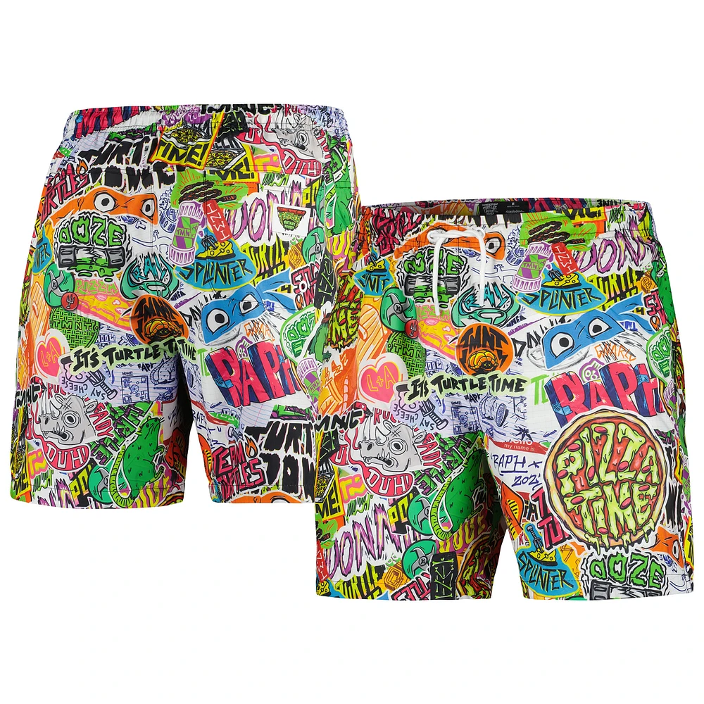 Men's Freeze Max Blue Teenage Mutant Ninja Turtles Team Woven Shorts
