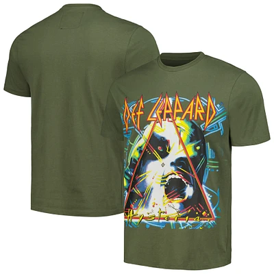 Unisex Olive Def Leppard Hysteria T-Shirt