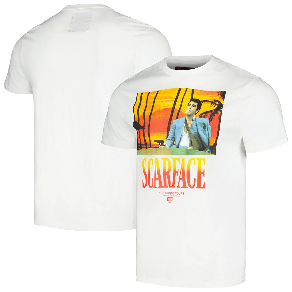 Unisex White Scarface The World Is Yours T-Shirt