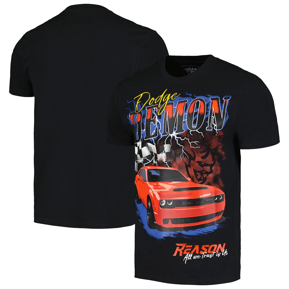 Unisex Black Dodge Demon Racing T-Shirt