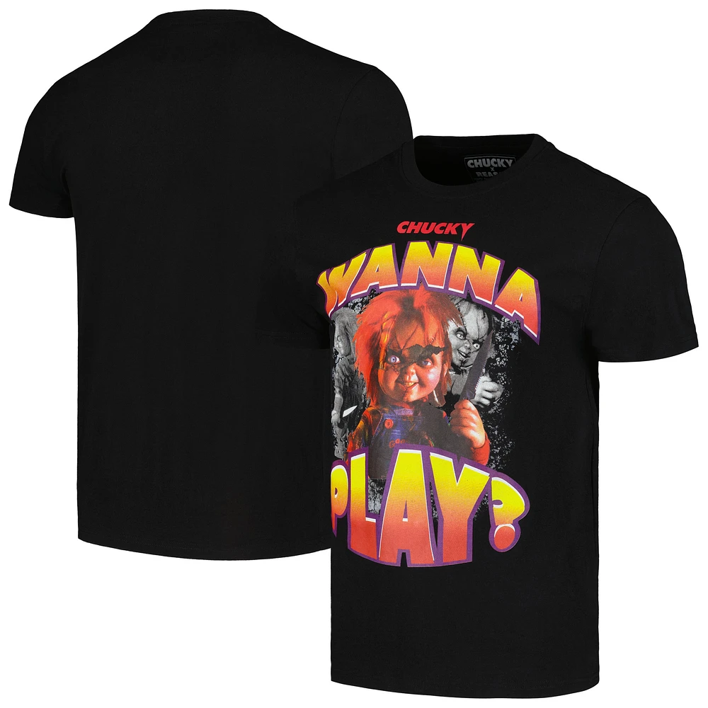 Unisex Reason Black Chucky Wanna Play T-Shirt