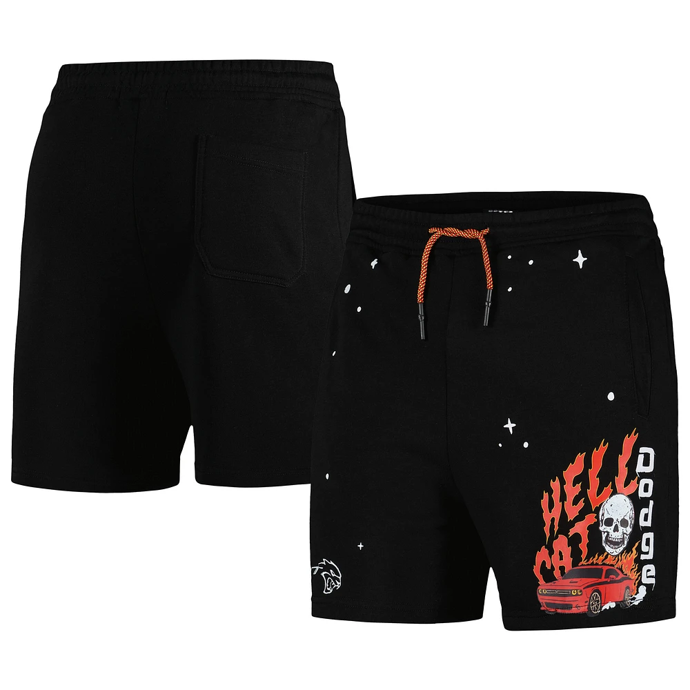 Men's Black Dodge Hellcat Shorts