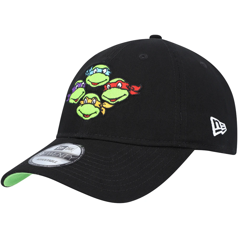 Men's New Era Black Teenage Mutant Ninja Turtles The Group Trucker 9FIFTY Snapback Hat