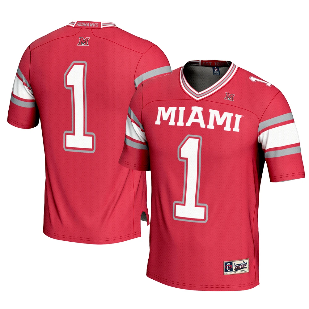 Men's GameDay Greats #1 Miami University RedHawks Football Jersey