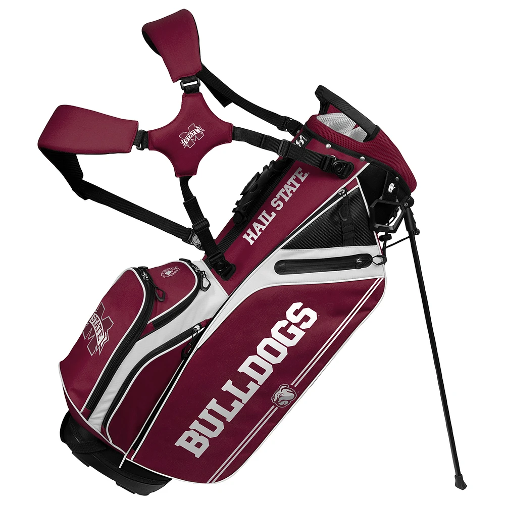 WinCraft Mississippi State Bulldogs Caddie Carry Hybrid Golf Bag