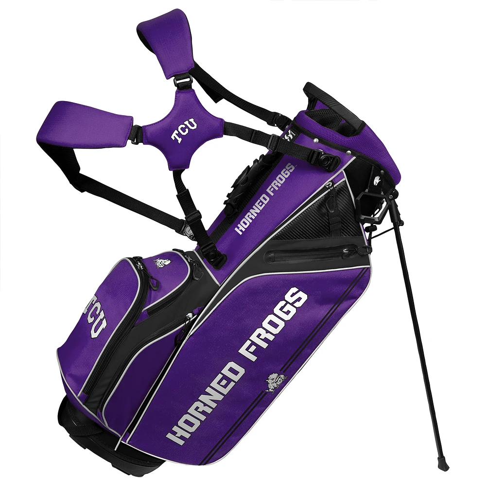WinCraft TCU Horned Frogs Caddie Carry Hybrid Golf Bag