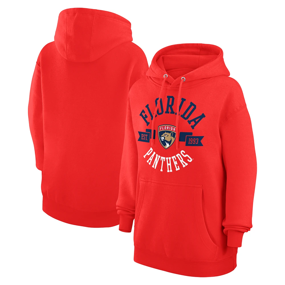 Women's G-III 4Her by Carl Banks Florida Panthers City Graphic Fleece Pullover Hoodie