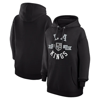 Women's G-III 4Her by Carl Banks Los Angeles Kings City Graphic Fleece Pullover Hoodie