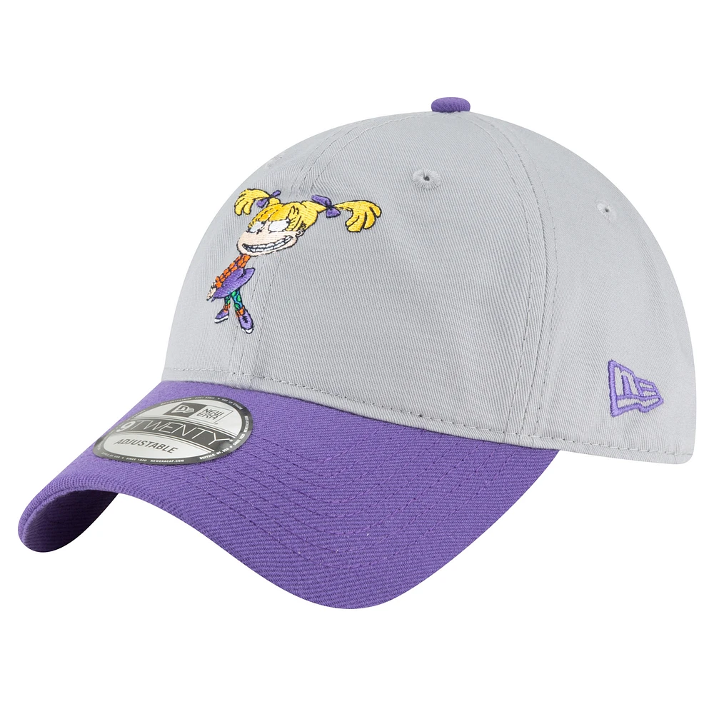 Men's New Era Gray Rugrats Angelica 9TWENTY Adjustable Hat