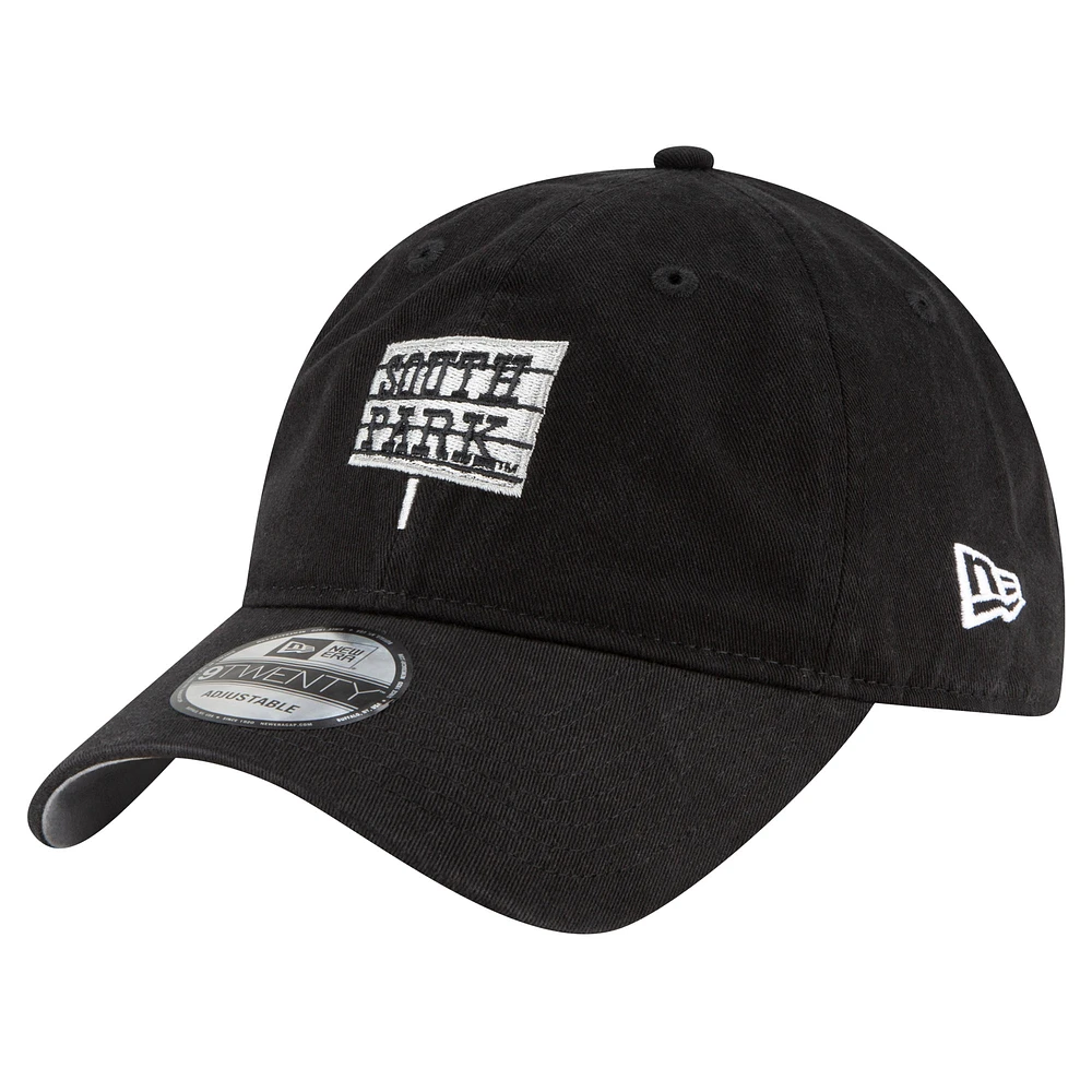 Men's New Era Black South Park 9TWENTY Adjustable Hat