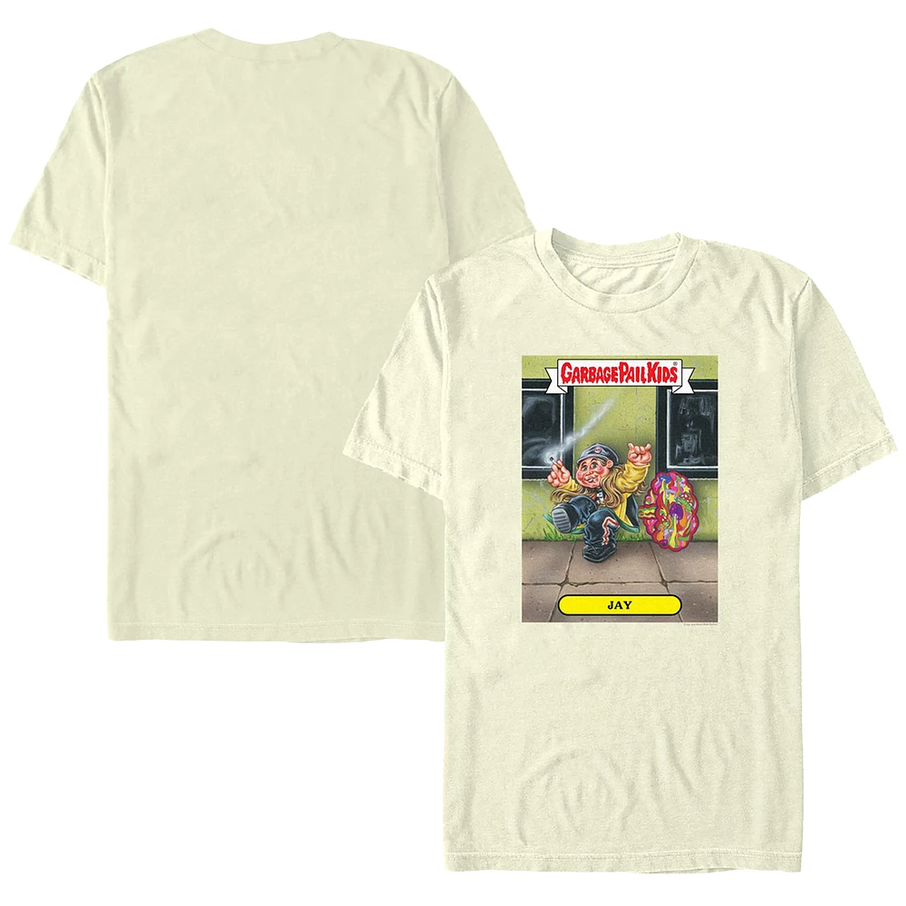 Unisex Natural Clerks x Garbage Pail Kids Jay Caricature T-Shirt