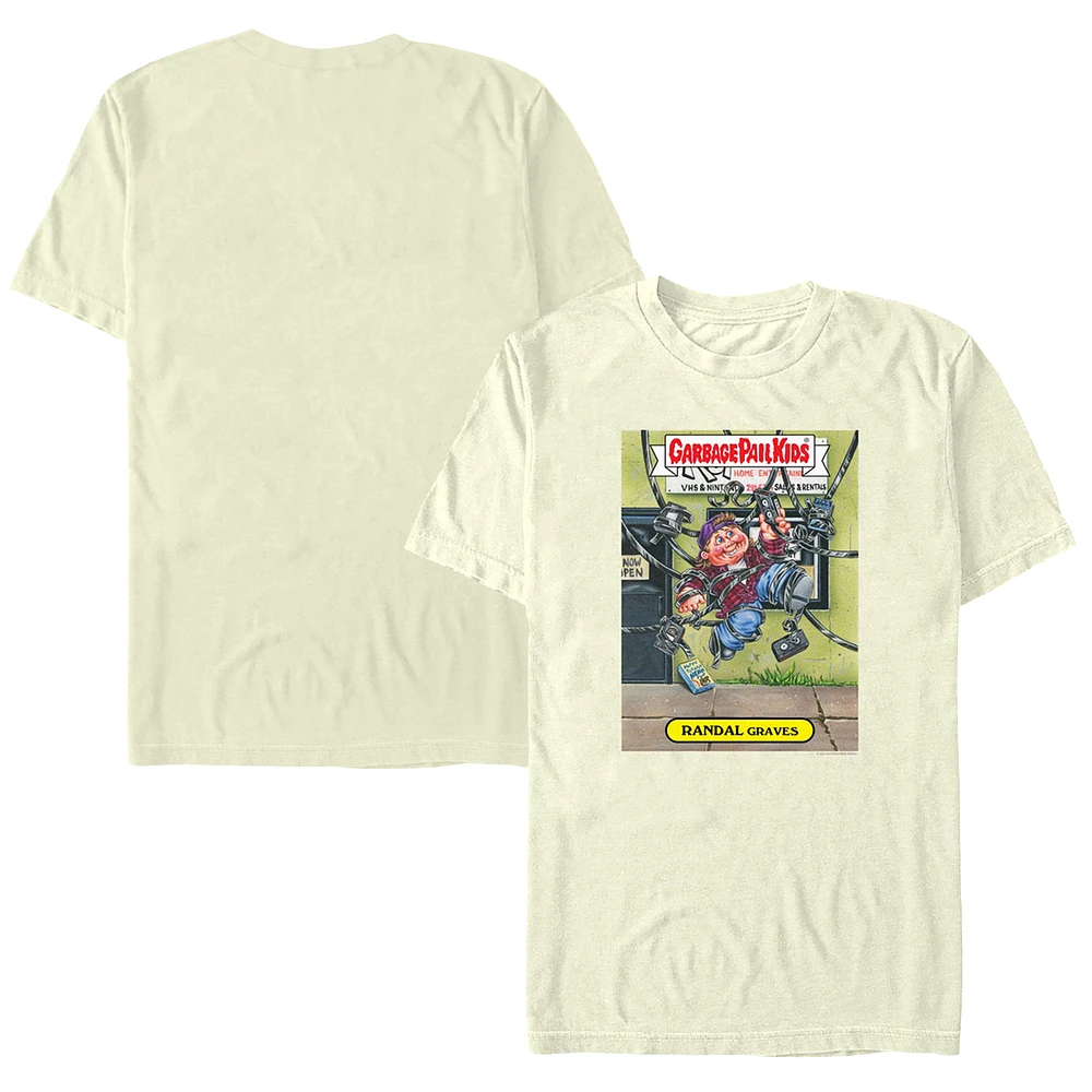 Unisex Natural Clerks x Garbage Pail Kids Randal Graves Caricature T-Shirt