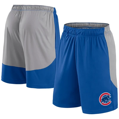 Men's Fanatics Royal/Gray Chicago Cubs Go Hard Shorts