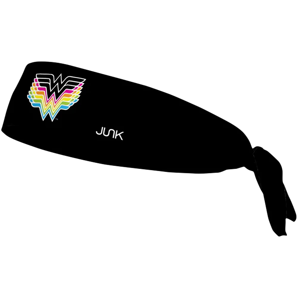 Unisex Wonder Woman Rainbow Logo Tie Headband