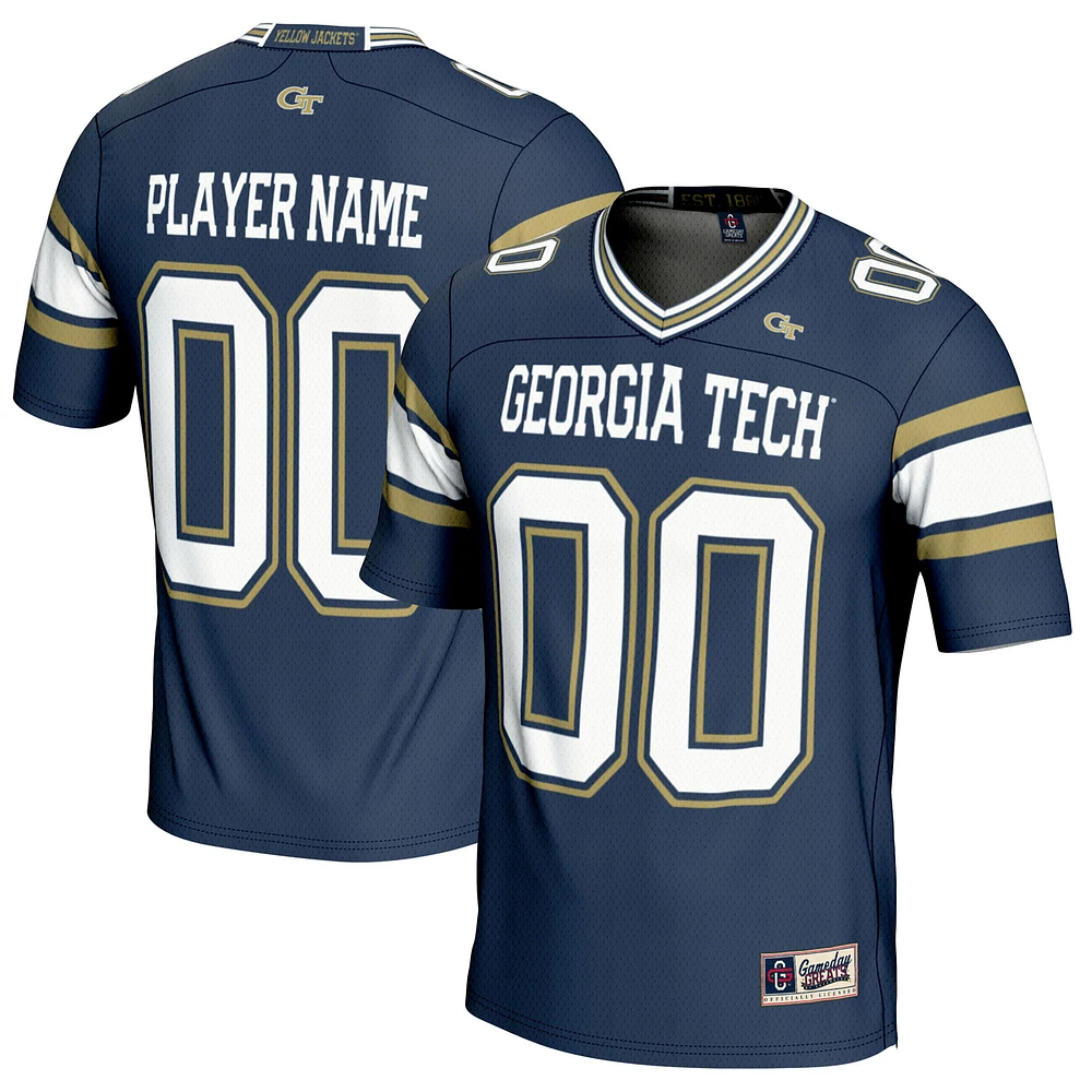Youth GameDay Greats Gold Georgia Tech Yellow Jackets NIL Pick-A-Player Football Jersey