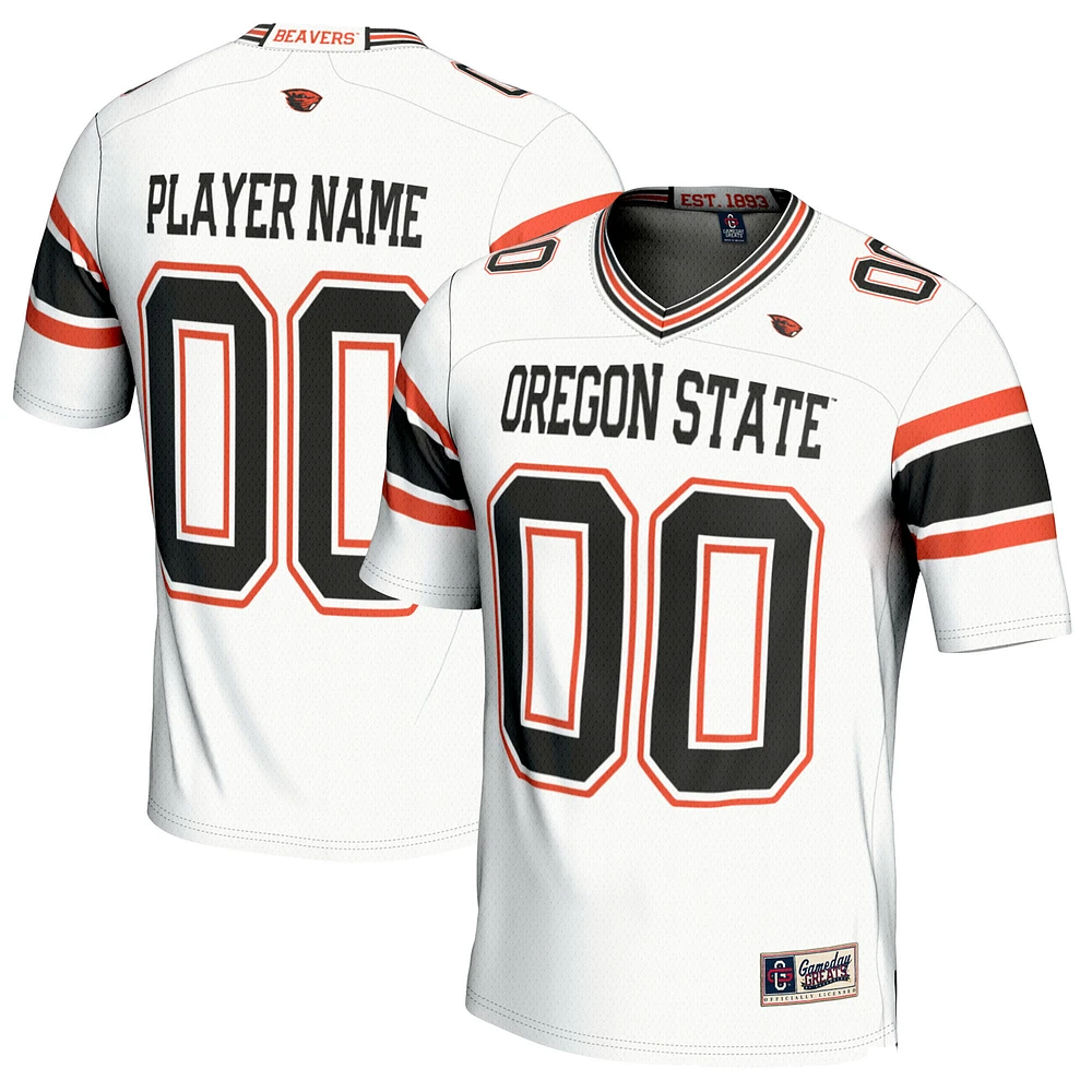 Men's GameDay Greats Oregon State Beavers NIL Pick-A-Player Football Jersey