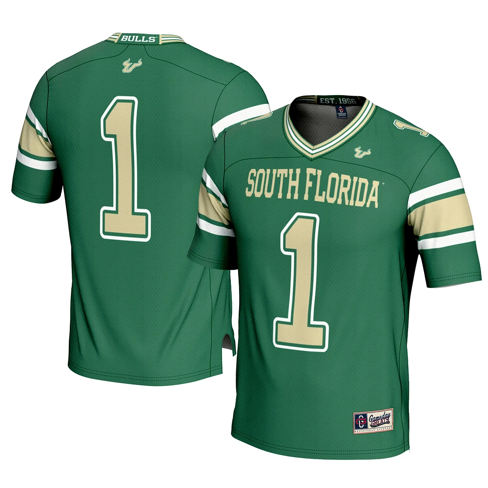 Youth GameDay Greats #1 Green South Florida Bulls Football Jersey