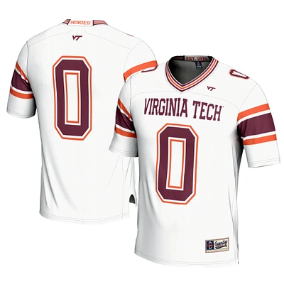 Youth GameDay Greats #0 White Virginia Tech Hokies Football Jersey