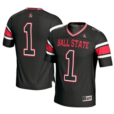Men's GameDay Greats #1 Black Ball State Cardinals Football Jersey