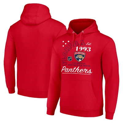 Men's Starter Florida Panthers Arch City Team Graphic Fleece Pullover Hoodie