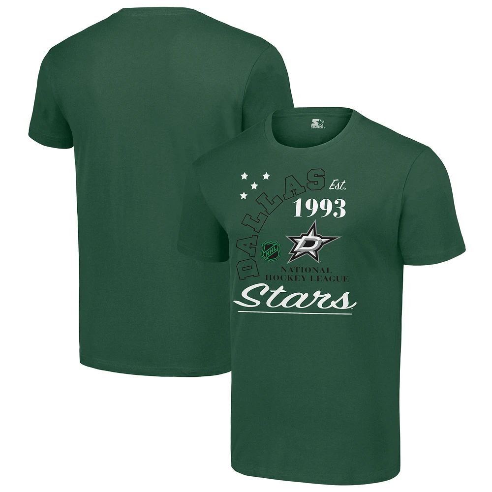 Men's Starter Green Dallas Stars Arch City Team Graphic T-Shirt