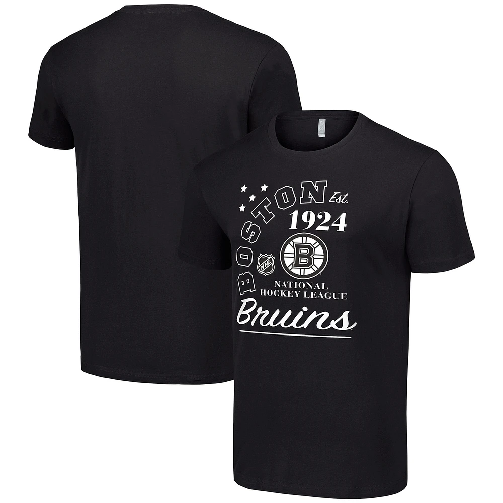 Men's Starter Black Boston Bruins Arch City Team Graphic T-Shirt
