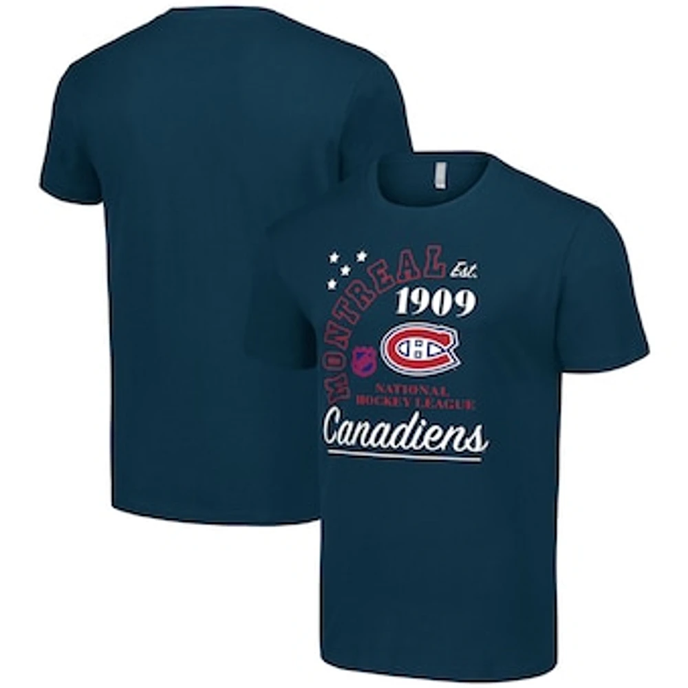Men's Starter Navy Montreal Canadiens Arch City Team Graphic T-Shirt