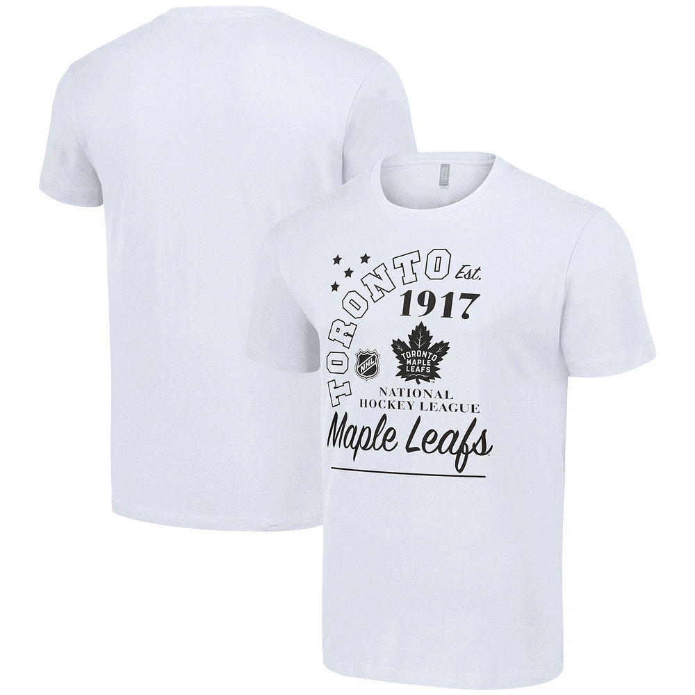 Men's Starter White Toronto Maple Leafs Arch City Team Graphic T-Shirt