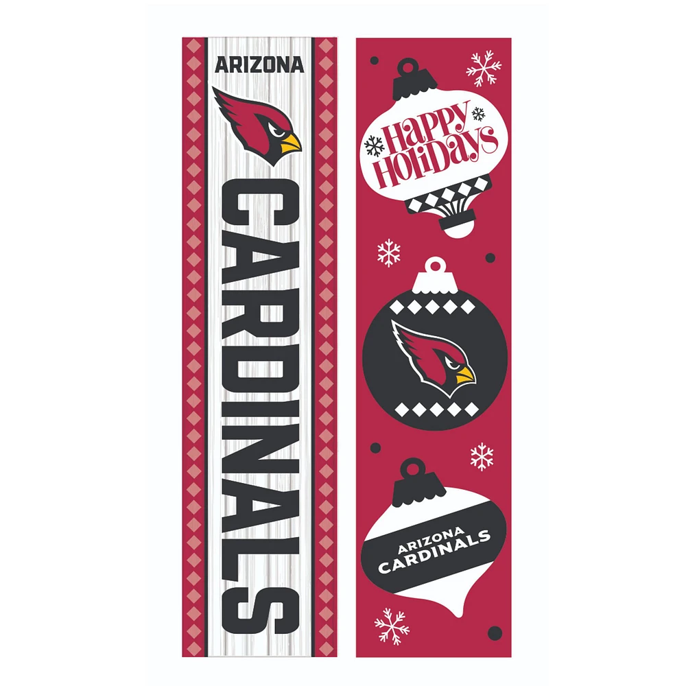 Arizona Cardinals 47" Double Sided Christmas Leaner Fan Sign