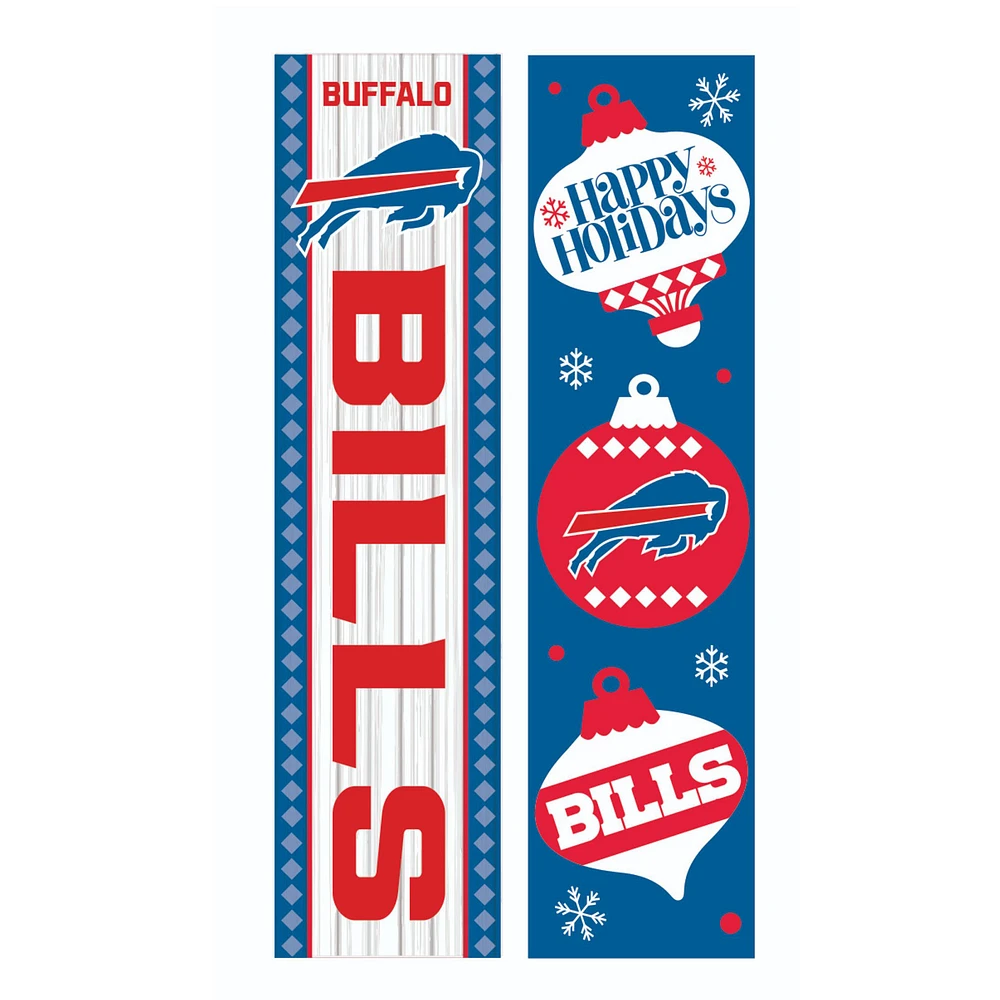 Buffalo Bills 47" Double Sided Christmas Leaner Fan Sign