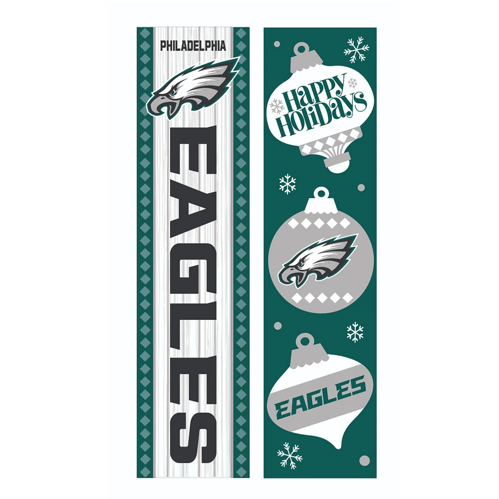 Philadelphia Eagles 47" Double Sided Christmas Leaner Fan Sign
