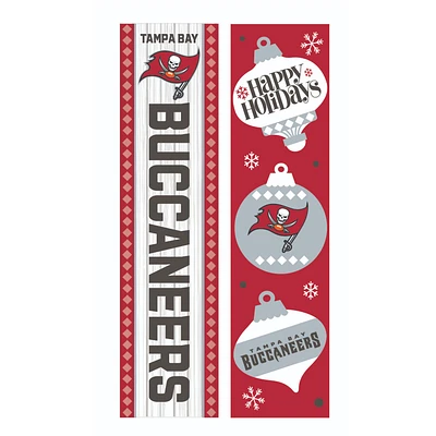 Tampa Bay Buccaneers 47" Double Sided Christmas Leaner Fan Sign