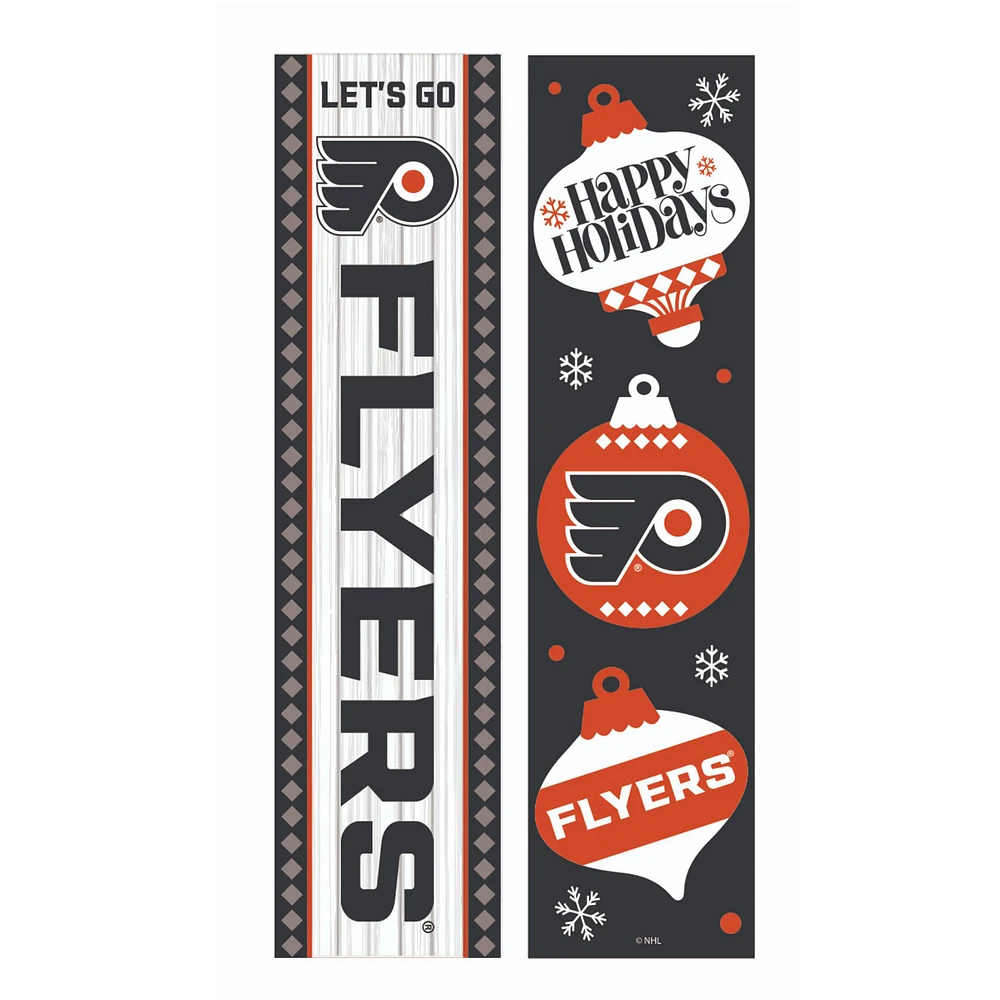 Philadelphia Flyers 47" Double Sided Christmas Leaner Fan Sign